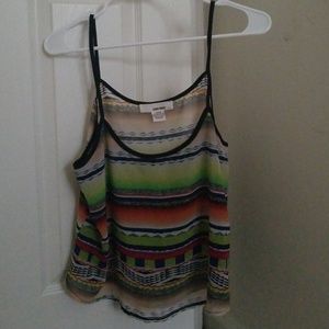 multi colored tank